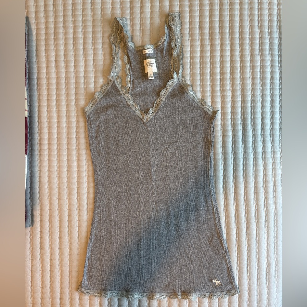 Abercrombie & Fitch Charcoal Lace Camisole